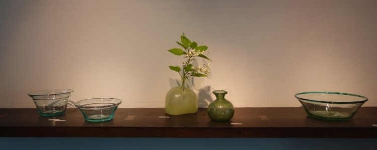 ー 横山秀樹 吹き硝子展 ー 開催中です : 工房IKUKOの日々