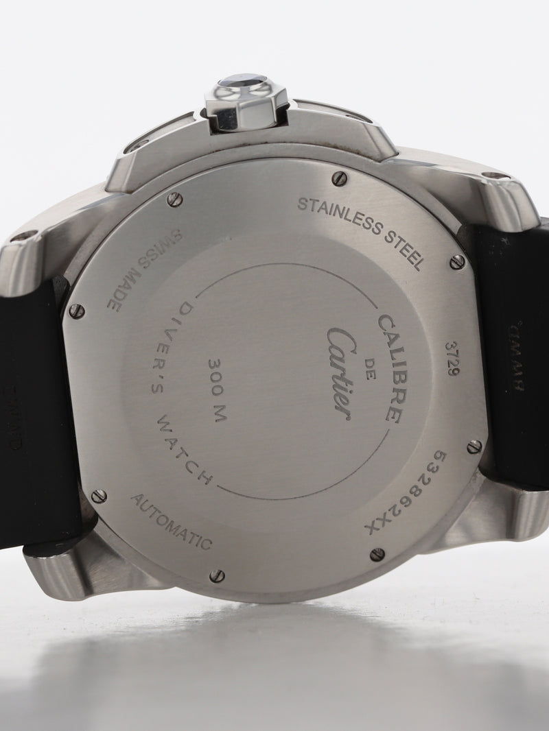 37937: Cartier Calibre Diver, Ref. W7100056, Box and 2018 Card