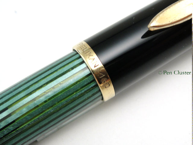 ペリカン 140 Black/Green Stripe - ペリカン｜Pen Cluster