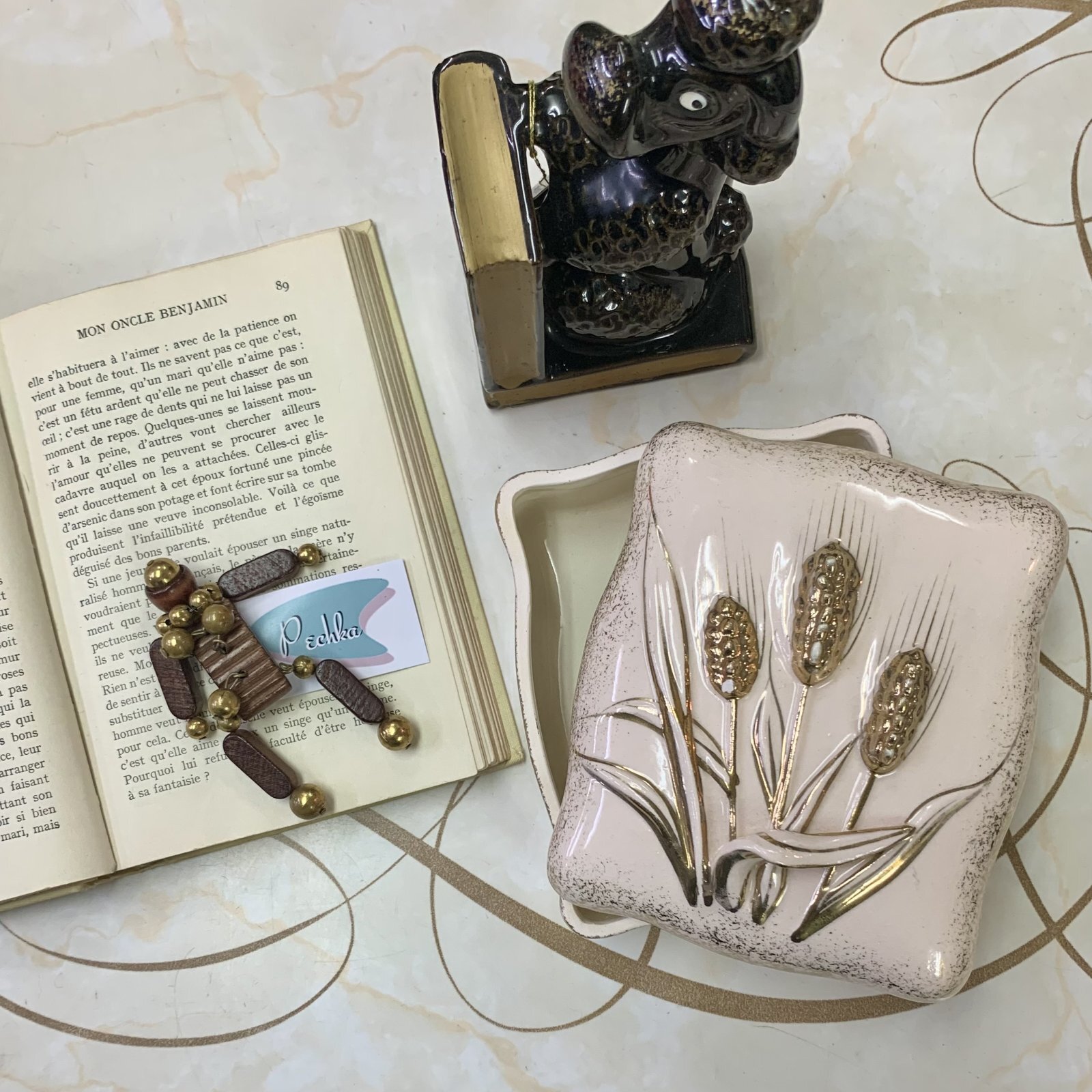 Lefton China 陶器 ヴィンテージ 天使 レフトン 社製 2体セット 【公式