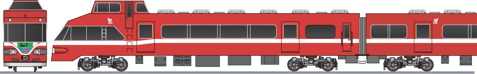 名古屋鉄道 7000系 「パノラマカー」 白帯車 | ペパるネット