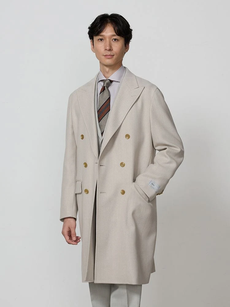 REDA】ウールダブルチェスターコート ベージュ | P.S.FA公式通販