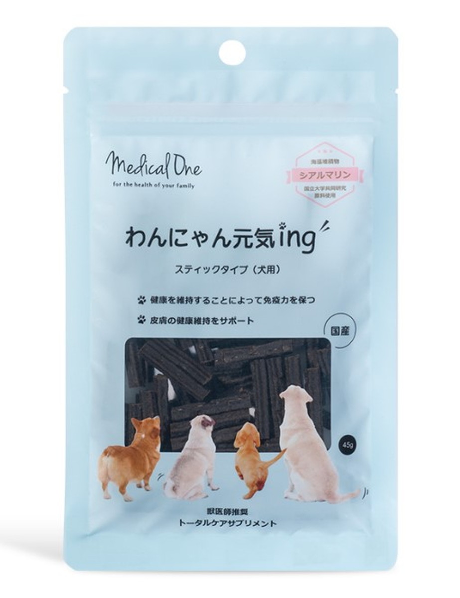 動物病院専売品 メディカルワン わんにゃん元気ING スティックタイプ 45g