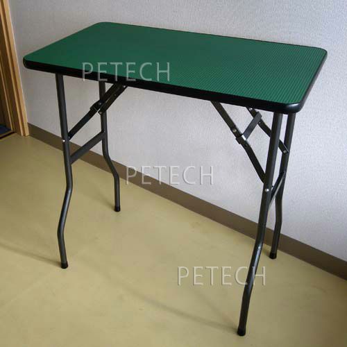 日本製】トリミングテーブル M グリーン×ガンメタ ☆ | petech