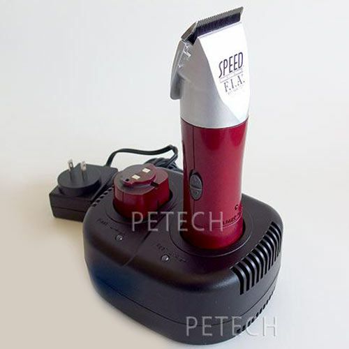 F.I.A. スピード3 ワインレッド（1～3mm刃付） 【ペット用バリカン