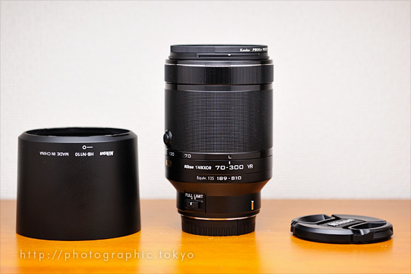 ニコワン用の超望遠ズーム「1 NIKKOR VR 70-300mm f/4.5-5.6」は値段も