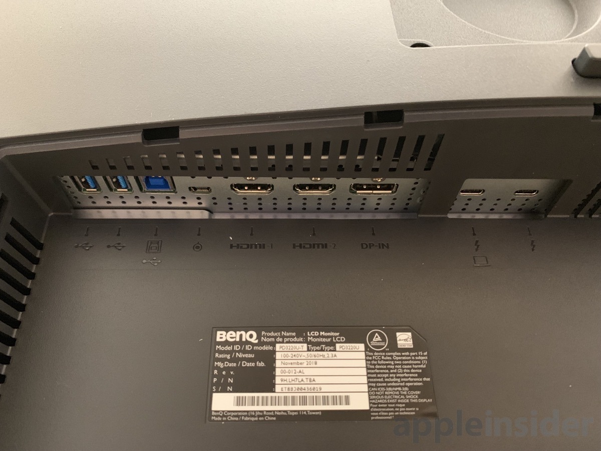 Hands on: BenQ 32-inch 4K Thunderbolt 3 Monitor with HDR