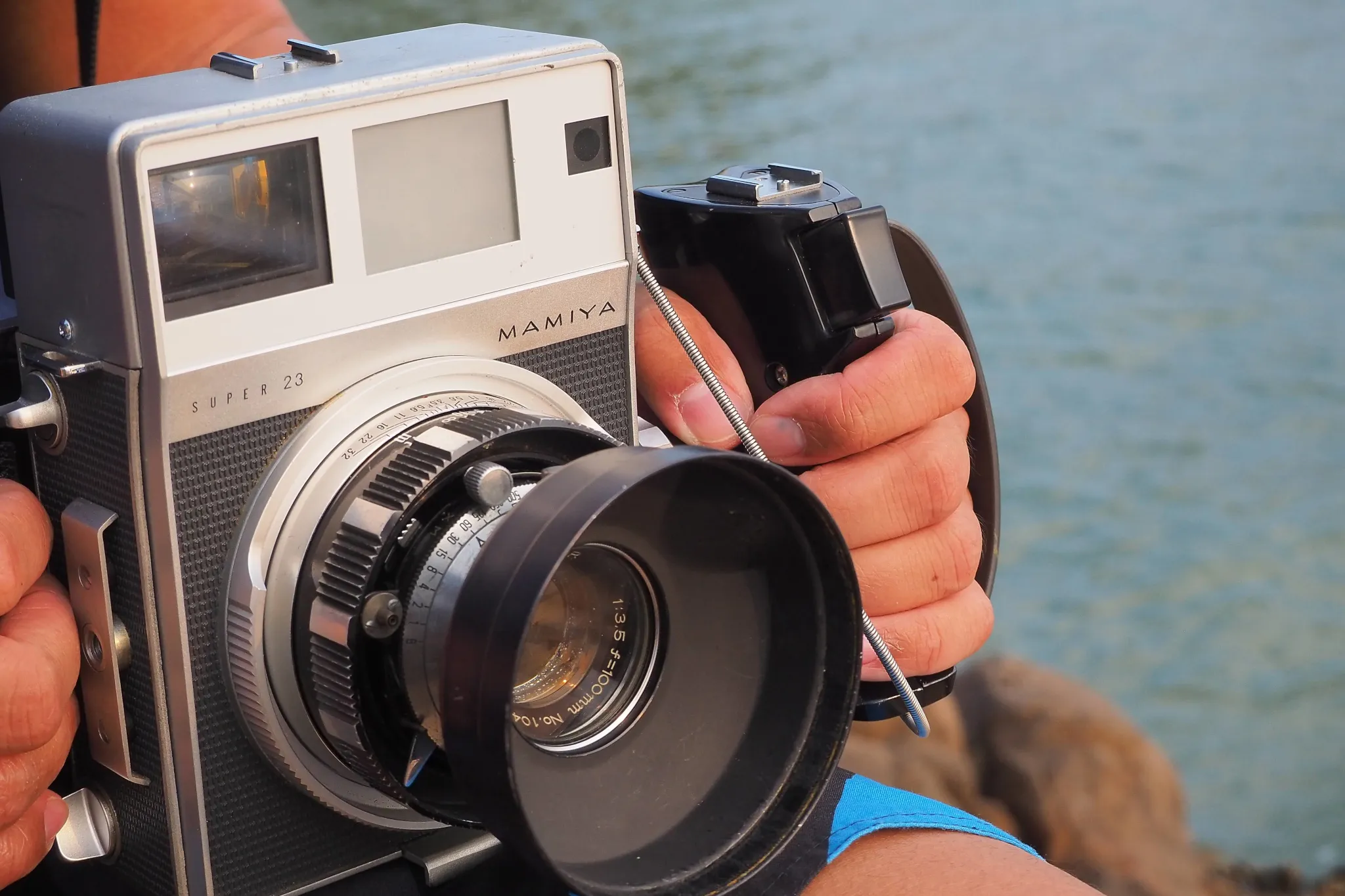 良品 マミヤ Mamiya Press Super 23 ブラック + Sekor 100mm F3.5 返品