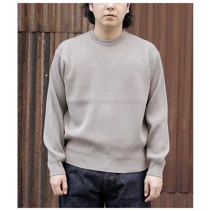 バトナー BATONER スーパー ハイツイスト ウール クルーネック SUPER