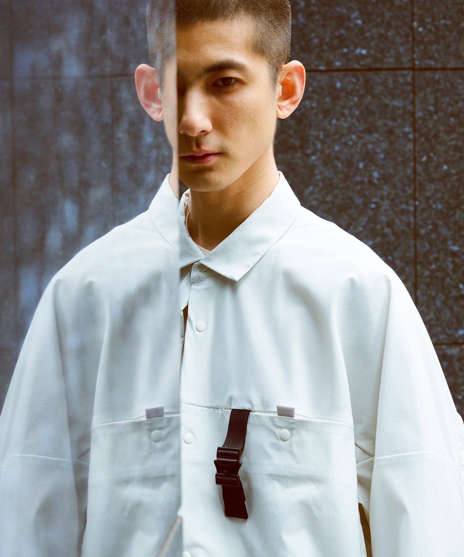 MENS】Square Pocket Shirts KAR ロングスリーブシャツ ワイド