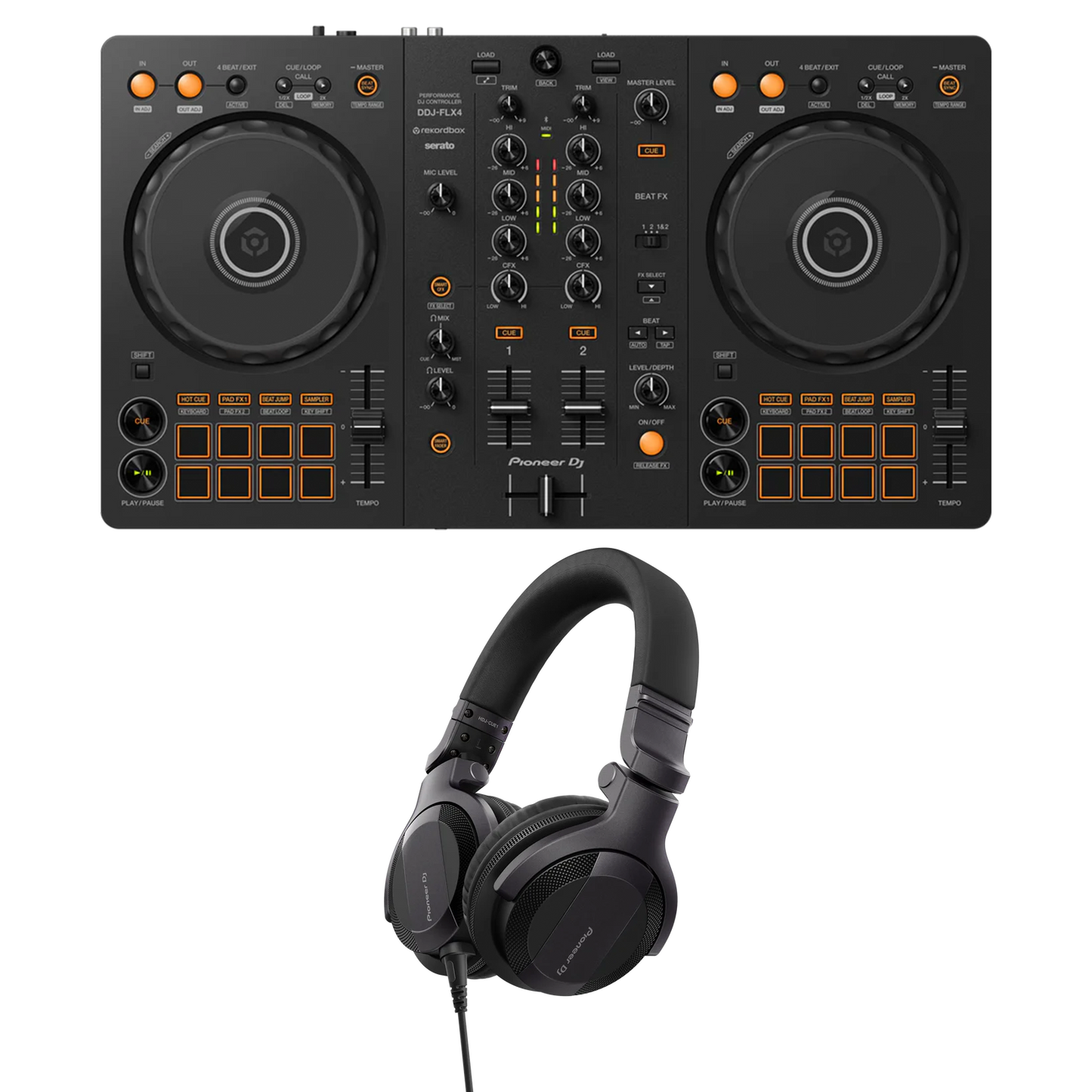 DDJ-FLX4 + HDJ-CUE1 Bundle – Pioneer DJ Store