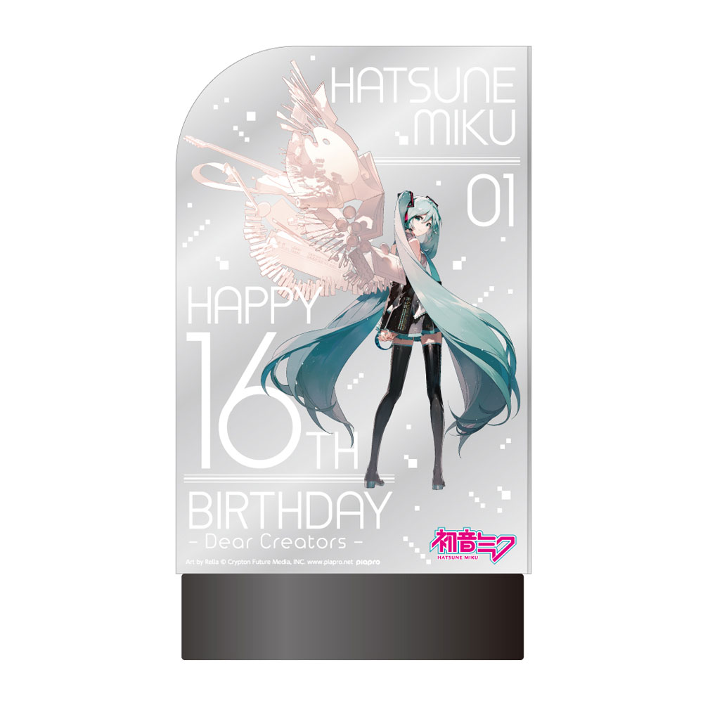 楽天コレクション 初音ミク C賞アクリルスタンド E賞缶バッチ