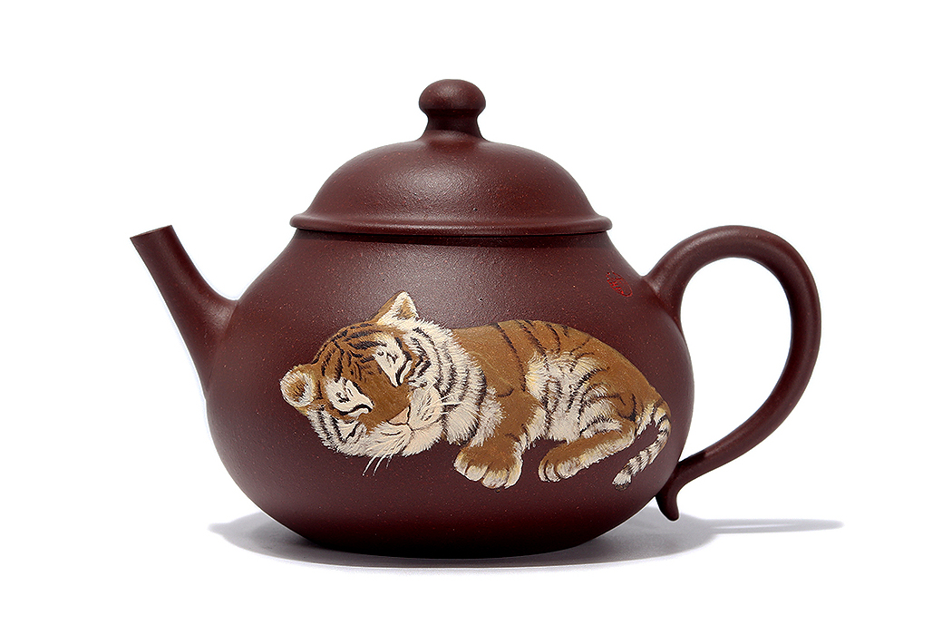 古い共箱入加藤宇助の青銅釉花瓶/昭和レトロ瀬戸織部伊万里焼/裏銘茶花