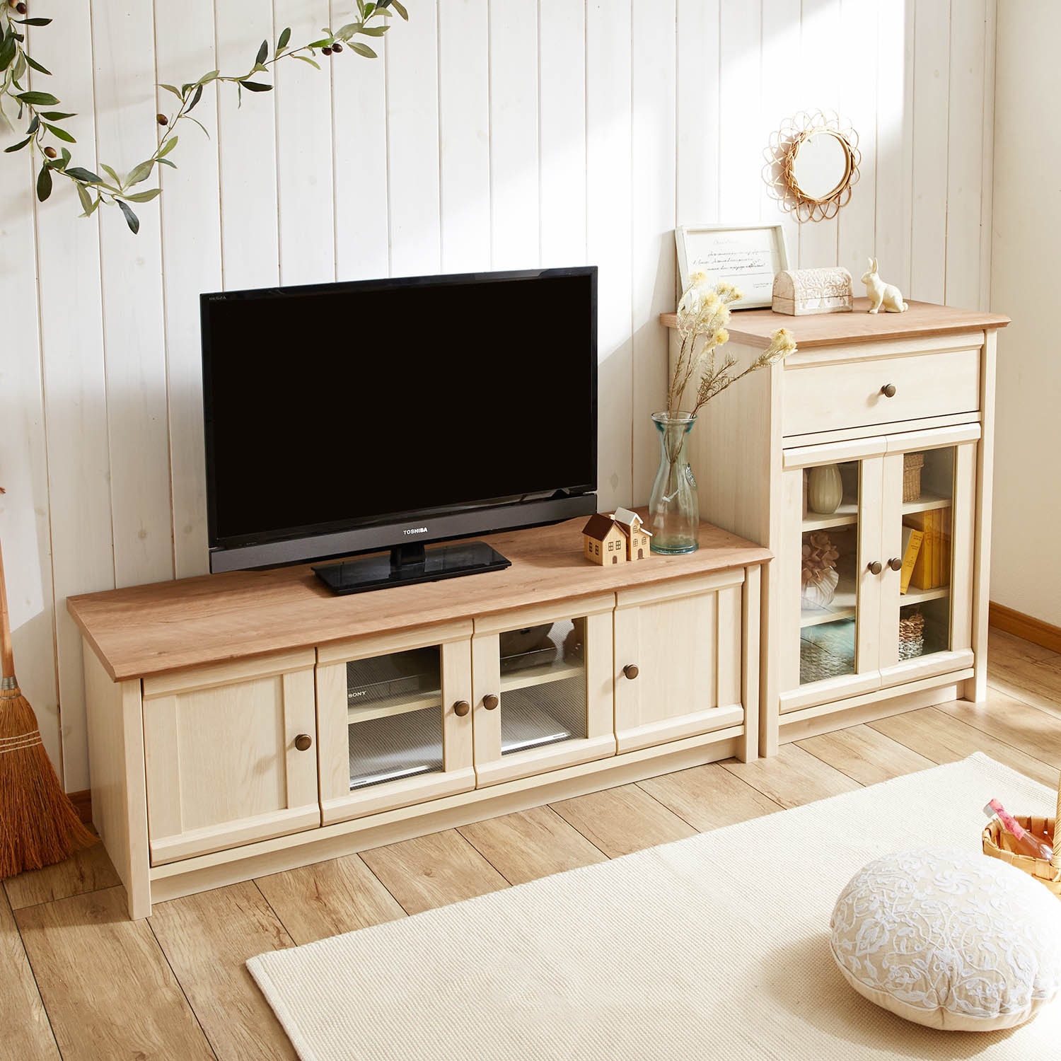 カントリー風テレビ台（テレビ台/テレビボード/ローボード）｜通販の