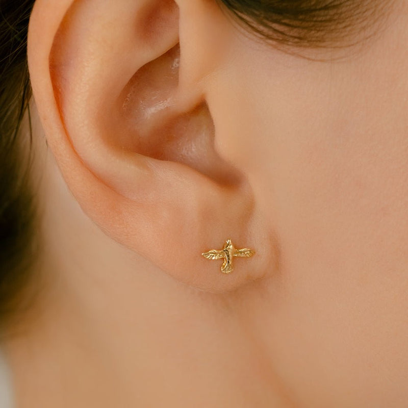 鳩のピアス│平和を象徴するビジョンのボディピアス – PICOLLET