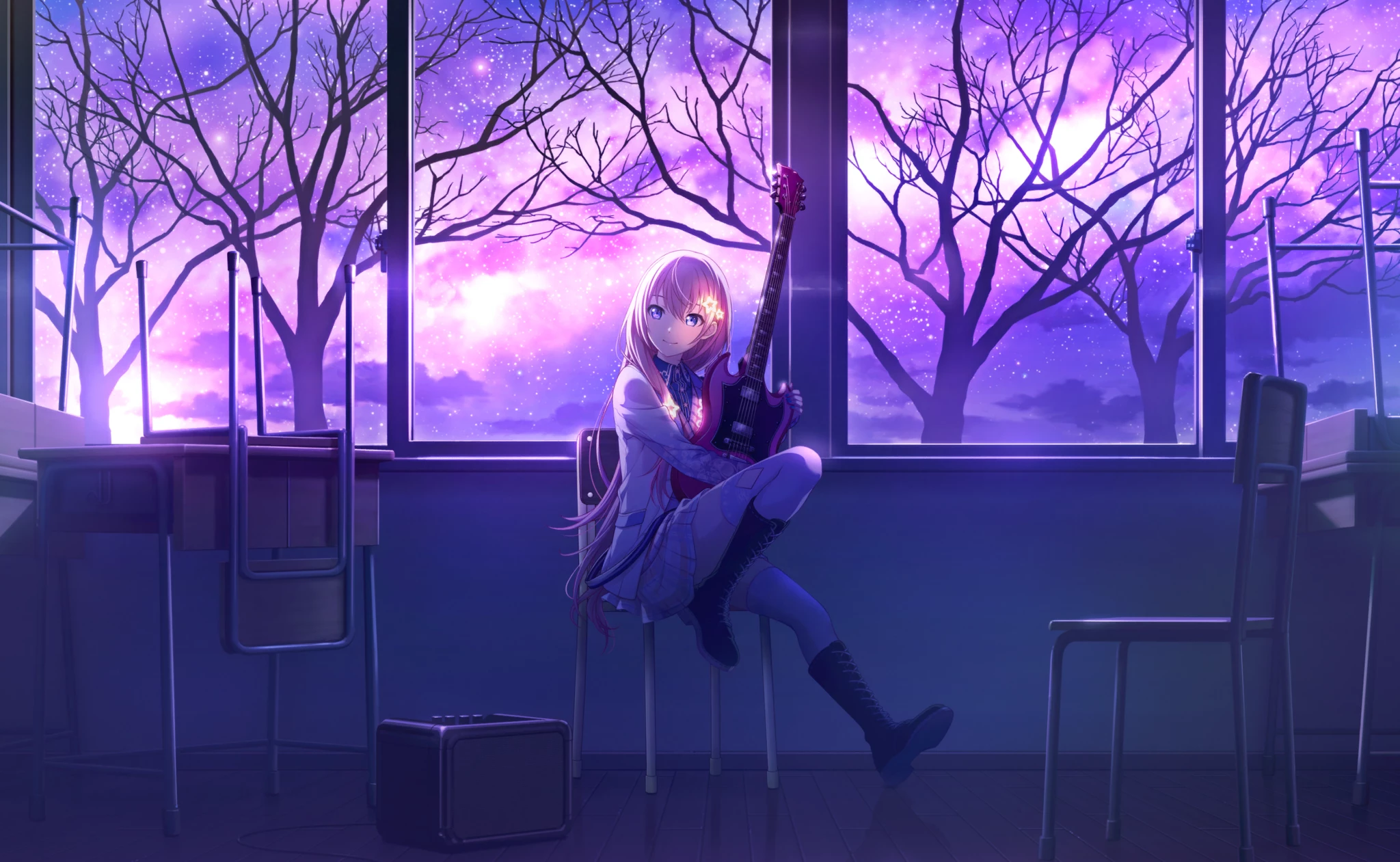 ヴァイスシュヴァルツ＊プロセカ＊SSP＊巡音ルカ＊黒板に咲くサクラ