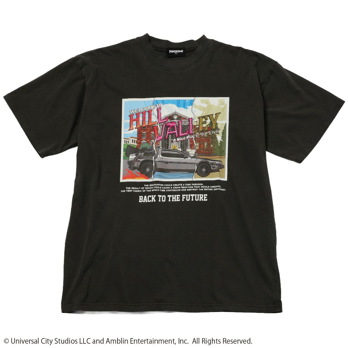 BACK TO THE FUTURE】ヴィンテージ加工Tシャツ(PONEYCOMB TOKYO