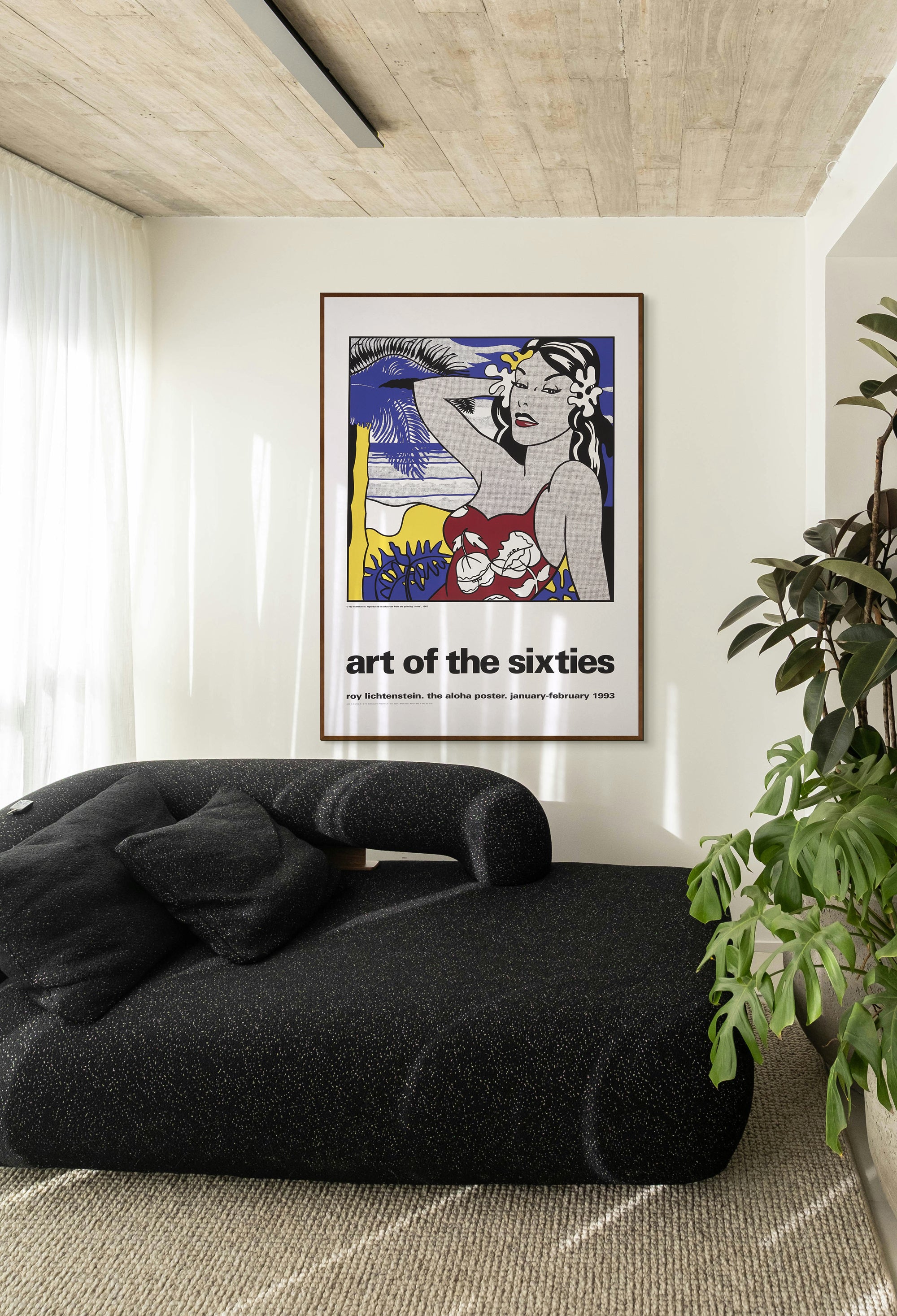 art of the sixties - roy lichtenstein. the aloha poster 1993 | POP