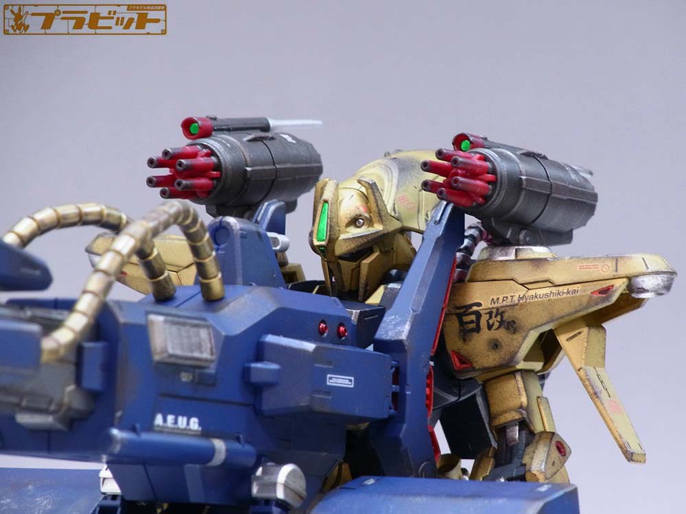 製作代行紹介「バンダイ MG 1/100 量産型百式改 + メガバズーカ