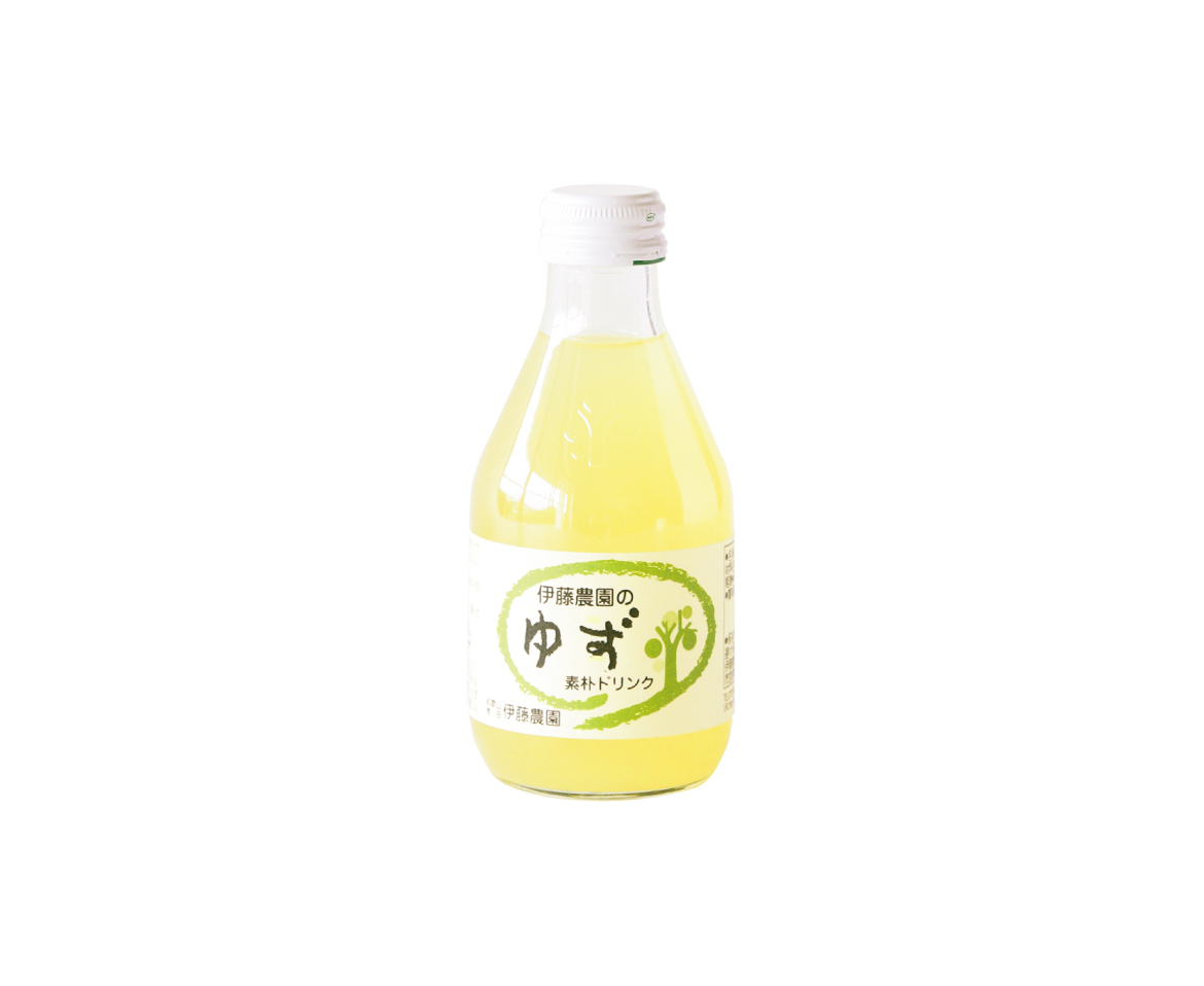 卸用〉素朴ドリンクゆず(180ml)×30｜有田みかんと柑橘製品の業務用通販