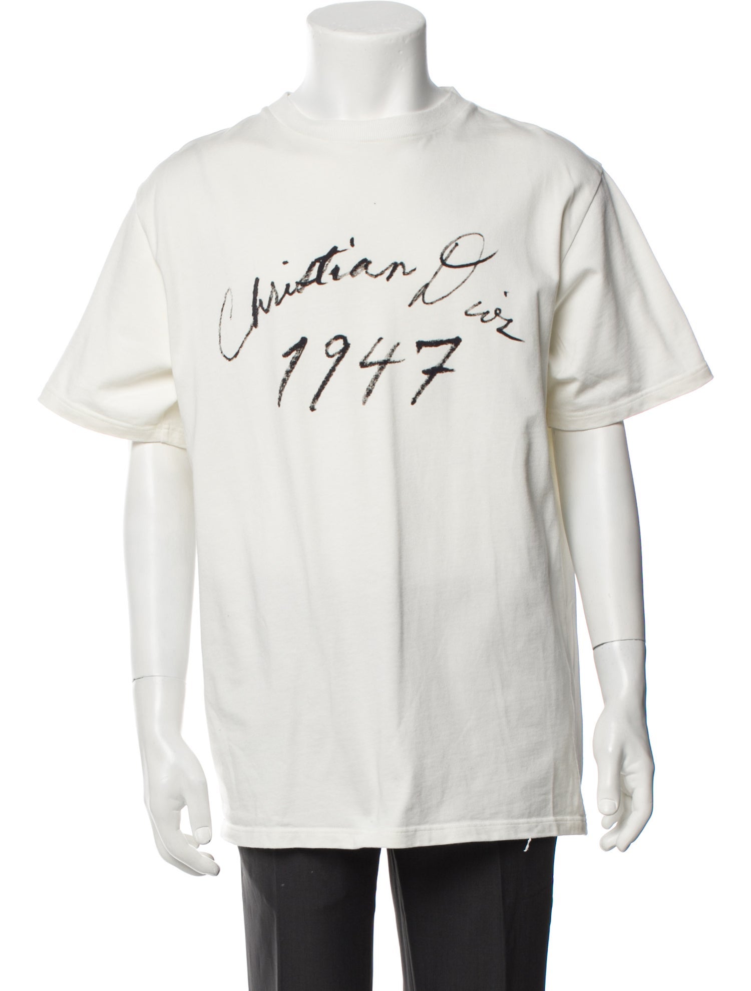 DIOR MEN 2024 '1947' T-Shirt - Neutrals T-Shirts, Clothing