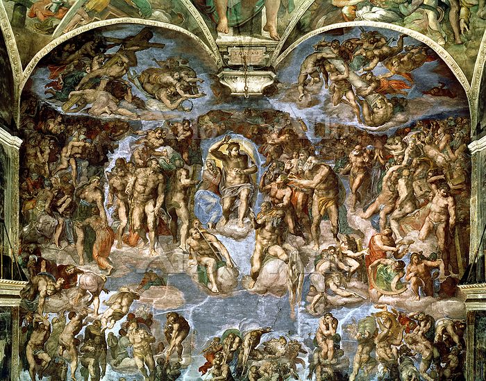 ミケランジェロ 「最後の審判」 [149246043]のアート作品 - アフロ