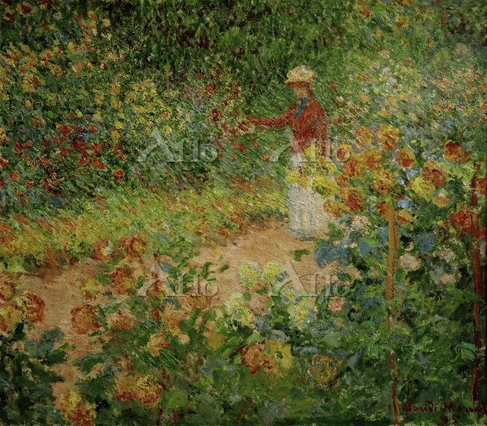 クロード・モネ ジヴェルニーのモネの庭 複製画 26セ103 クロード