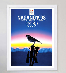 Shop 1998 Nagano Winter Olympic Games Original Vintage Poster