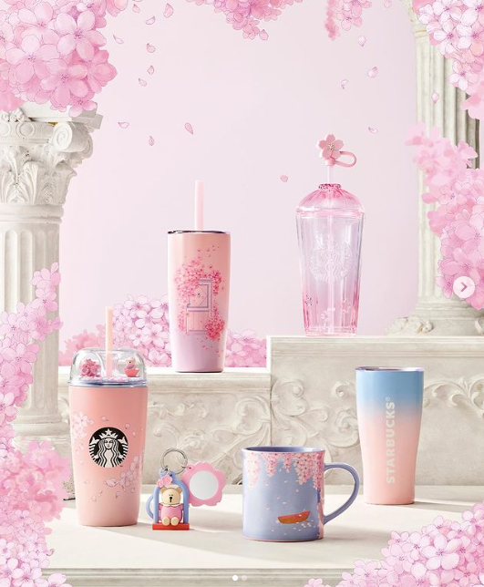 スタバ『韓国』桜（チェリーブロッサム）グッズまとめ！2025年はピンク