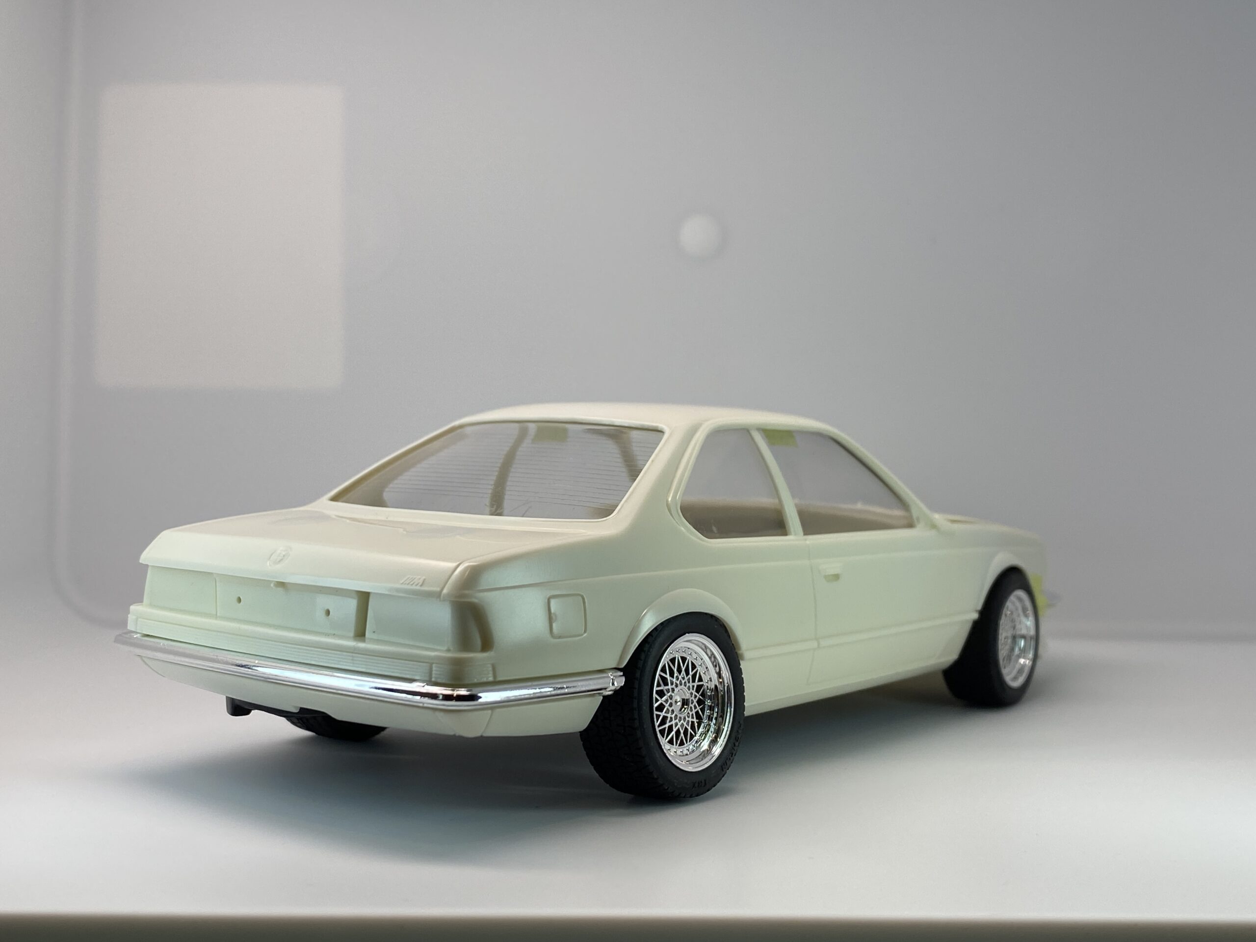 1/18 BMW 635CSi クーペ ダイキャストモデル シルバー ANSON 希少品 1