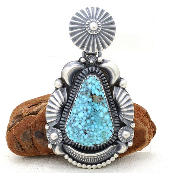 キングマンターコイズ Scott Skeets ナバホ ハンドメイド ペンダント