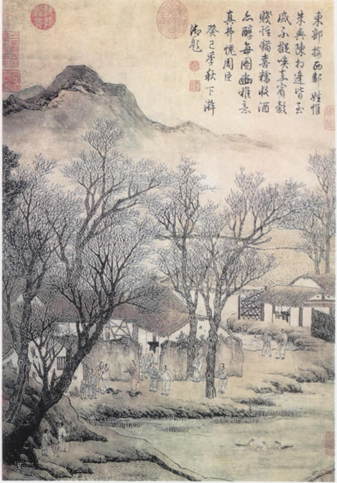 中国現代書画家 呉雅君氏作品『連年有余』図 肉筆真作保証 表装前