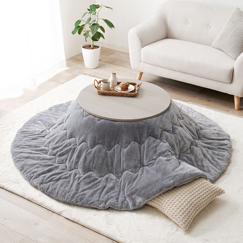 折りたたみ円形こたつ [直径68][単品/セット] Mone+Luna/moku moku