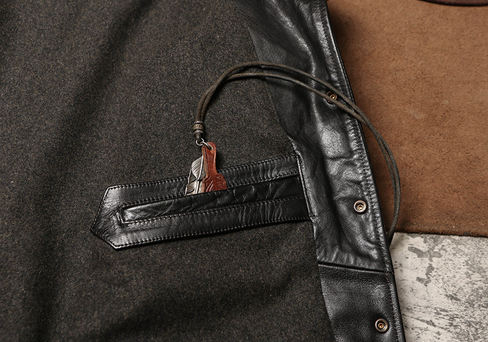 △ヴィンテージ復刻型 茶芯カウレザー カーコート▽S～4XL – quietman