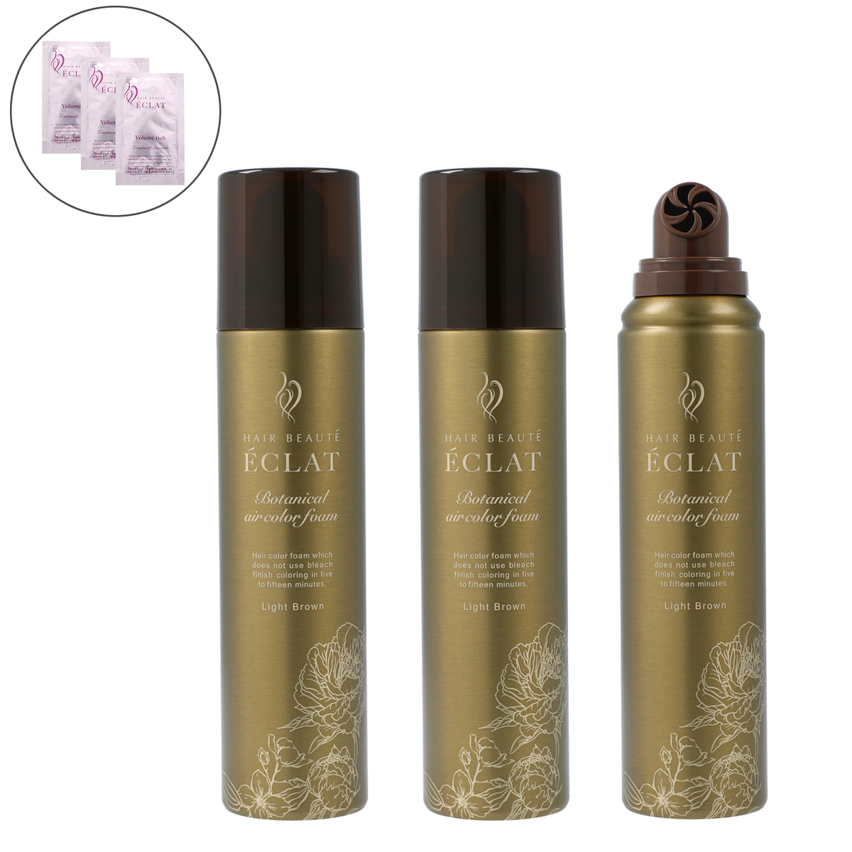 ヘアボーテエクラ ダークブラウン 80g 6個セット ヘアボーテ エクラ