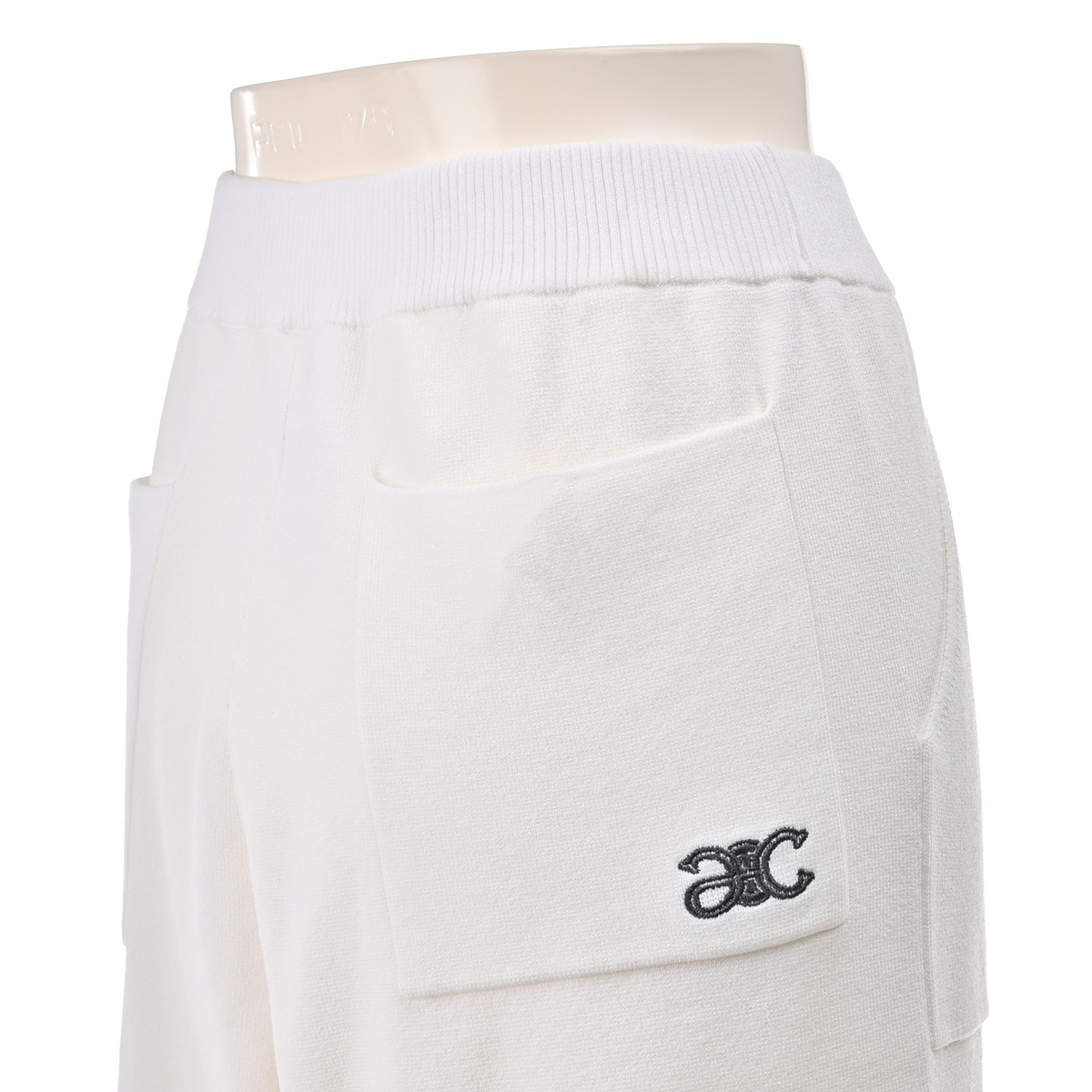 Anne Coquine コアスパンヤーンニットガウチョパンツ アンコキーヌ