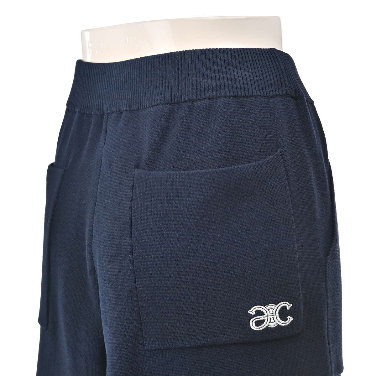 Anne Coquine コアスパンヤーンニットガウチョパンツ アンコキーヌ