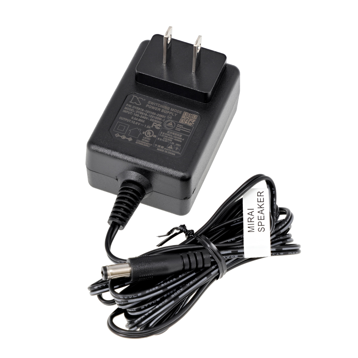 ミライスピーカー ブラック ACアダプター付き MIRAI SPEAKER ミライ