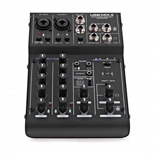 ART USBMix4 4-Channel Mixer/USB Audio Interface at Gear4music