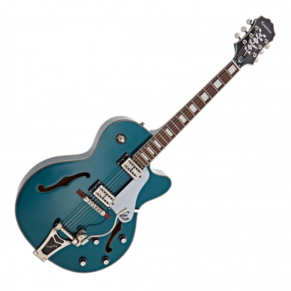 Epiphone Emperor Swingster, Delta Blue Metallic at Gear4music