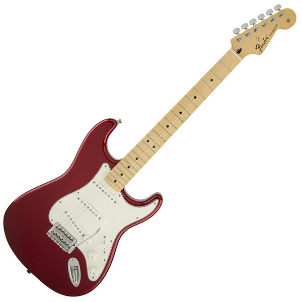 DISC Fender Standard Stratocaster MN, Candy Apple Red at Gear4music