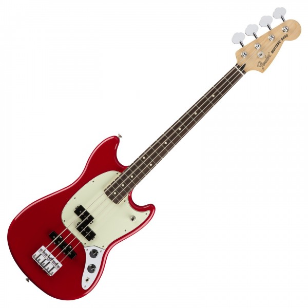 Fender Mustang Bass Guitar, Torino Red at Gear4music
