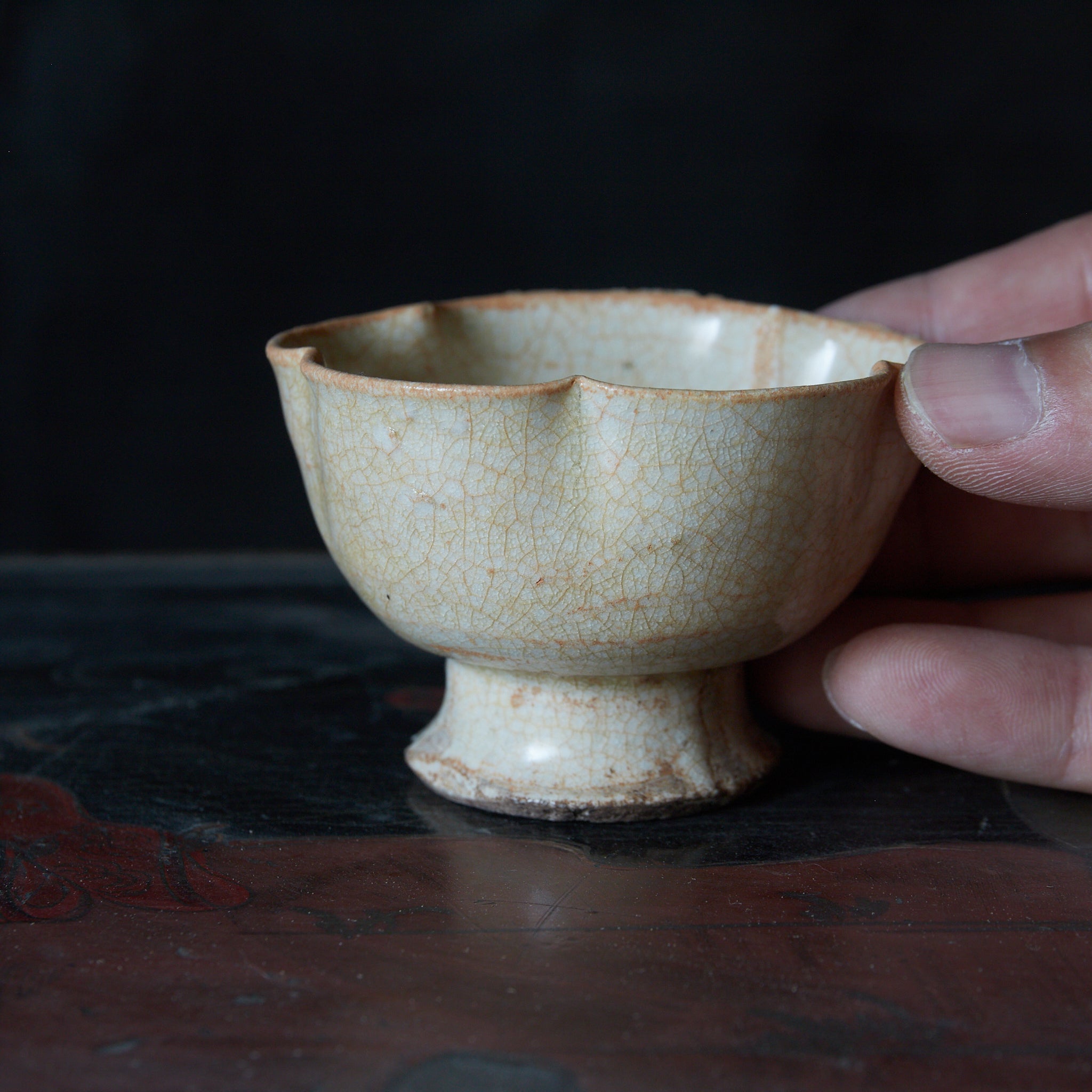 中国古美術品、宋代青白釉水滴、TF1106 中国古美術品、宋代青白釉