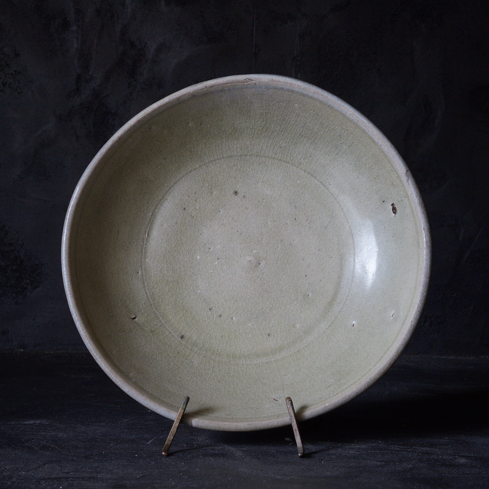 中国美術 宋時代 青白磁 湖田窯 香道具 花卉文香合 古物 時代物 唐物