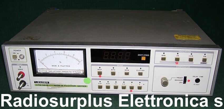 アンプ LEADER LTM-3610 WOW & FLUTTER METER LEADER LTM-3610 WOW