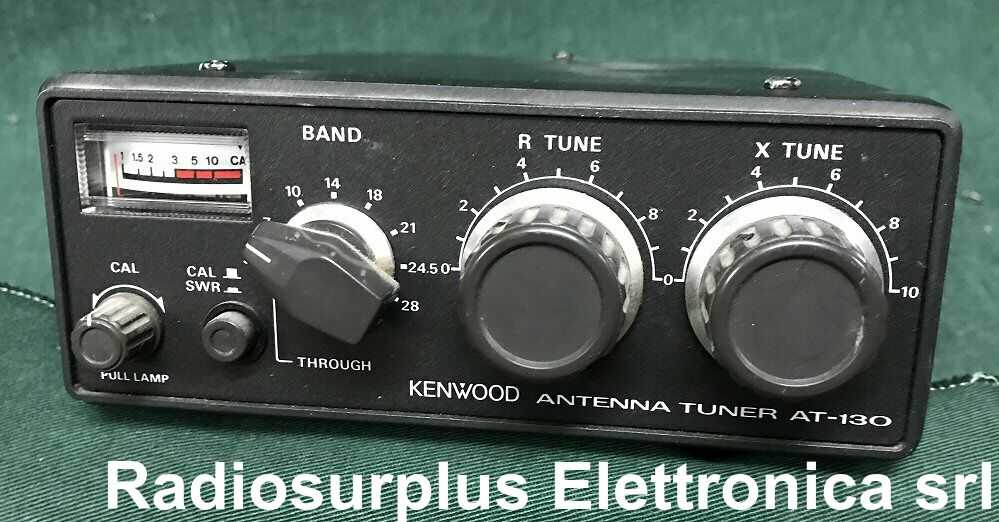 KENWOOD ANTENNA TUNER AT-130 動作確認 150W KENWOOD ANTENNA TUNER