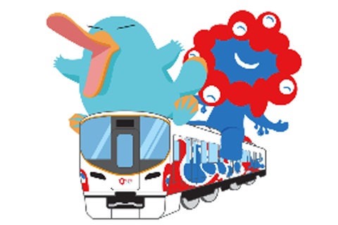 JR西日本】大阪・関西万博コラボつり革グッズを発売＆ラッピング列車内