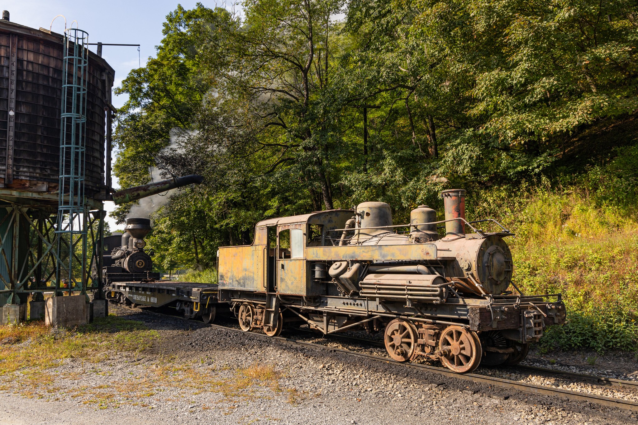 Durbin & Greenbrier Valley brings 1929 Heisler Locomotive to Cass