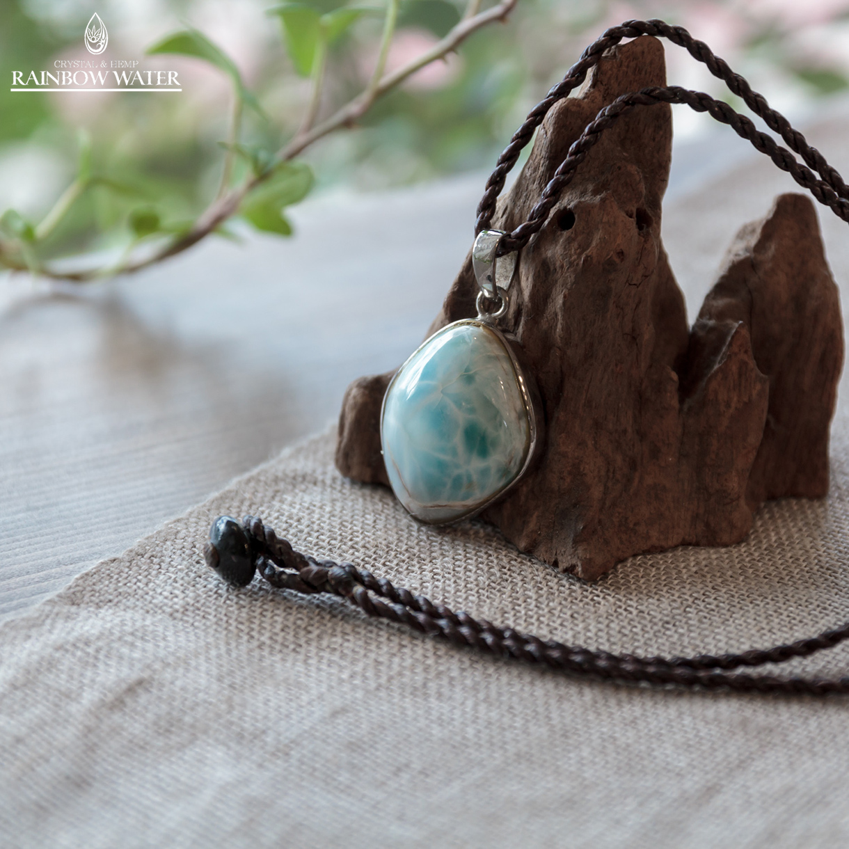 な*ち様 クジラペンダント(ラリマー) な*ち様 クジラペンダント