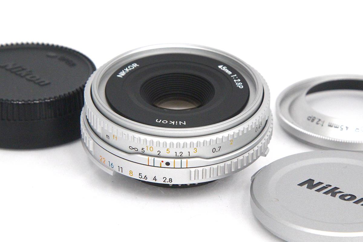 Ai Nikkor 45mm F2.8P シルバー γA7388-2M1C-ψ | ニコン | 一眼レフ